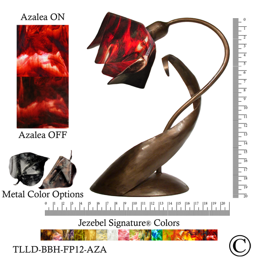 Jezebel Signature Flame Lazy Daisy Table Lamp